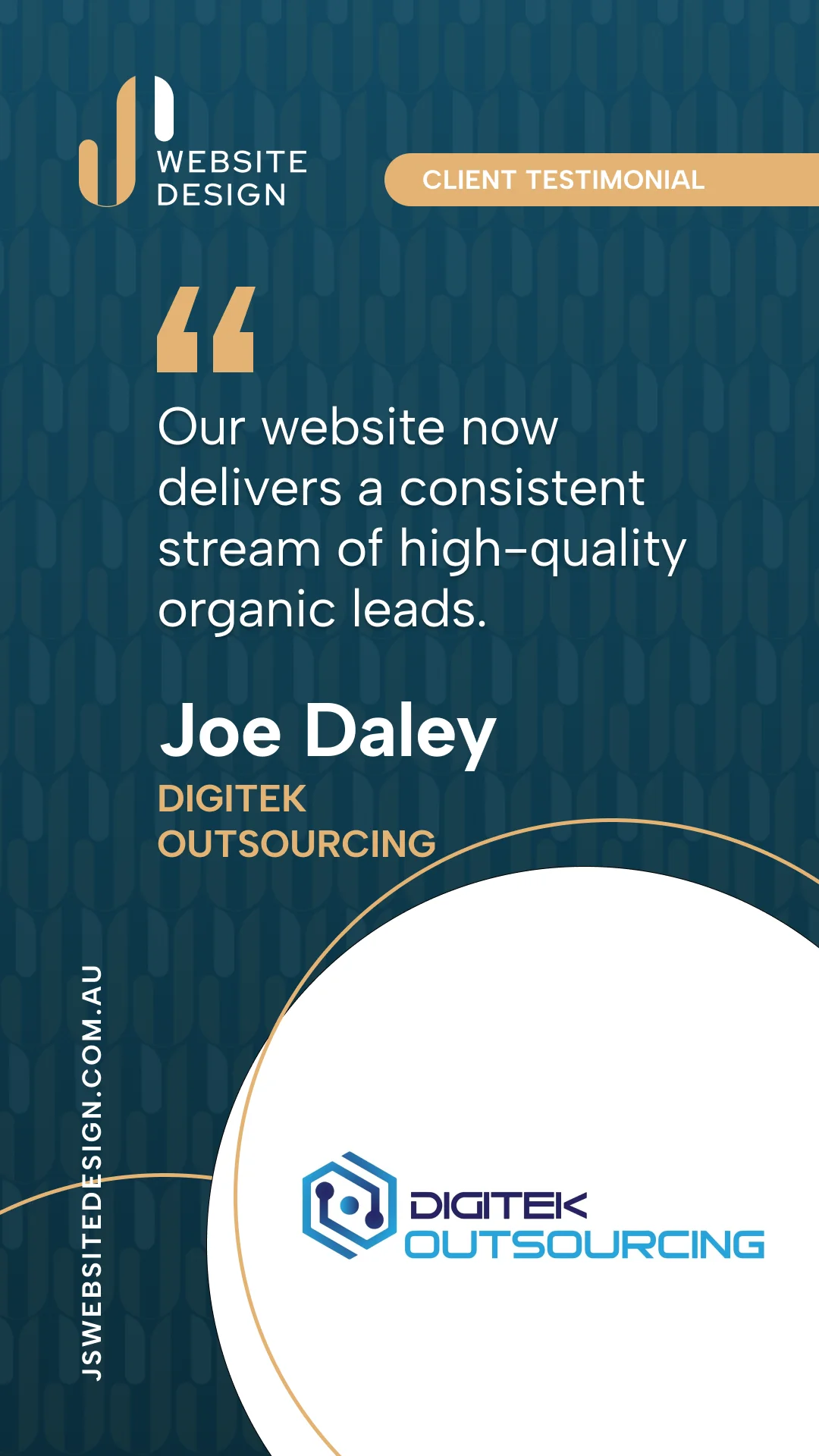 Video testimonial from Joe Daley, Digitek Outsourcing