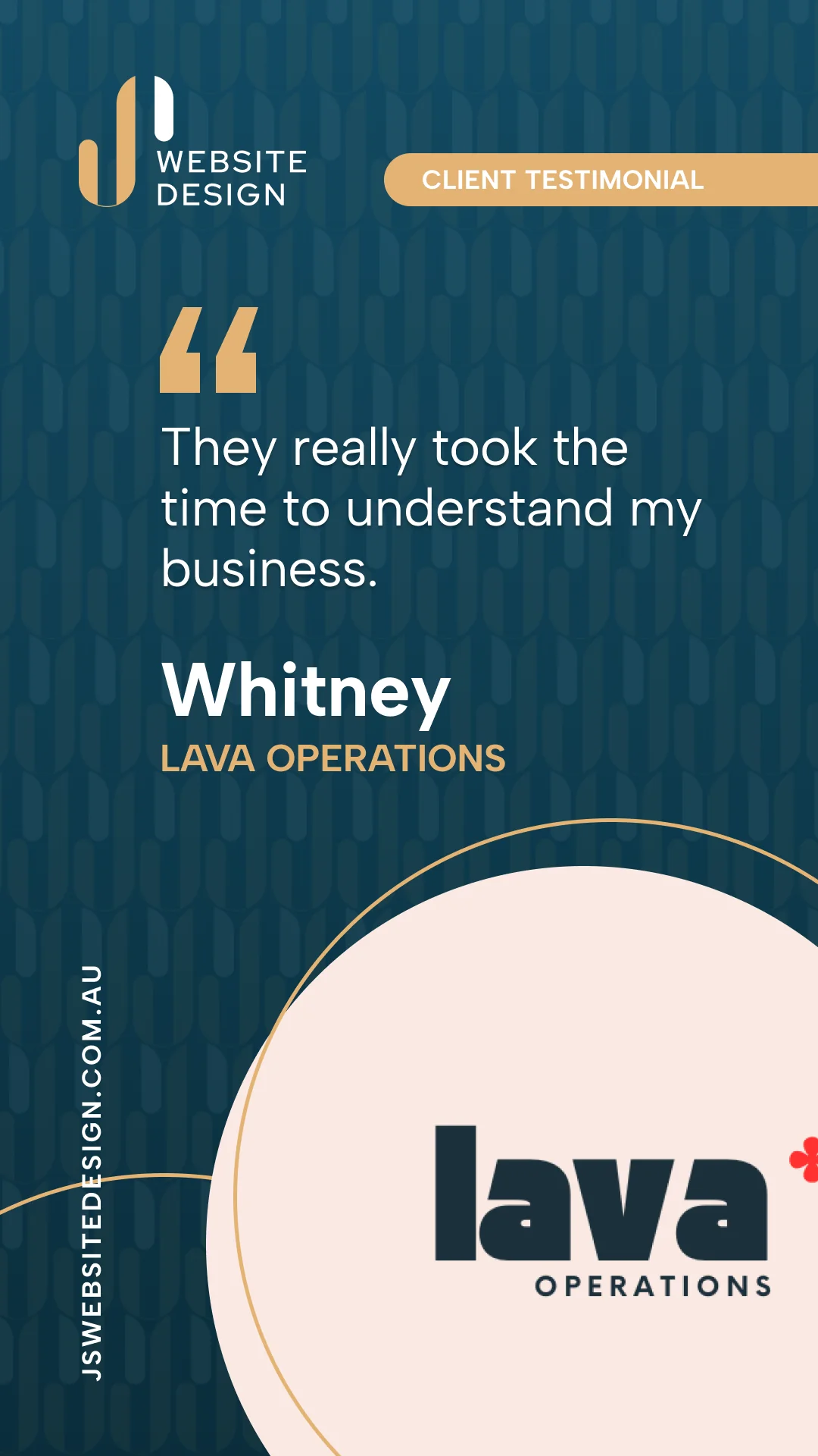 Video testimonial from Whitney, Lava Operations